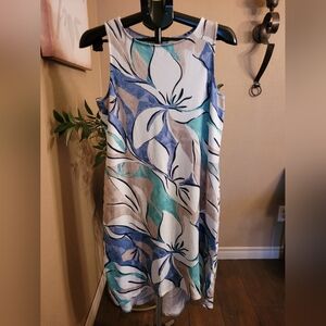 CHICO'S Floral Sleeveless Dress